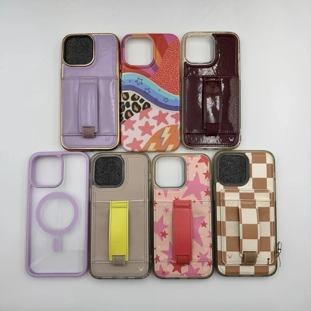 (7) WALLI  / CASELY Mixed Cases Lot for Apple IPhone 14 Pro Max